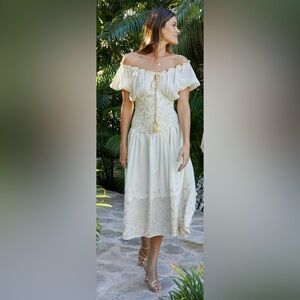 My Beachy Side- Mariposa Corset Dress. Size See Measurements